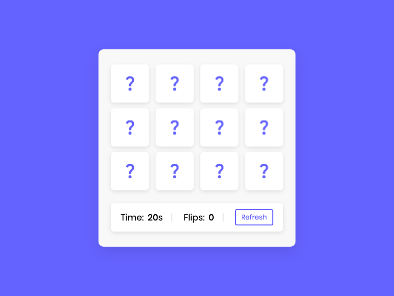 Memory Cards Game
