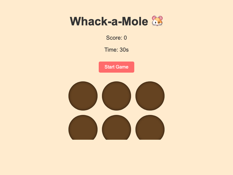 Mole Whacking