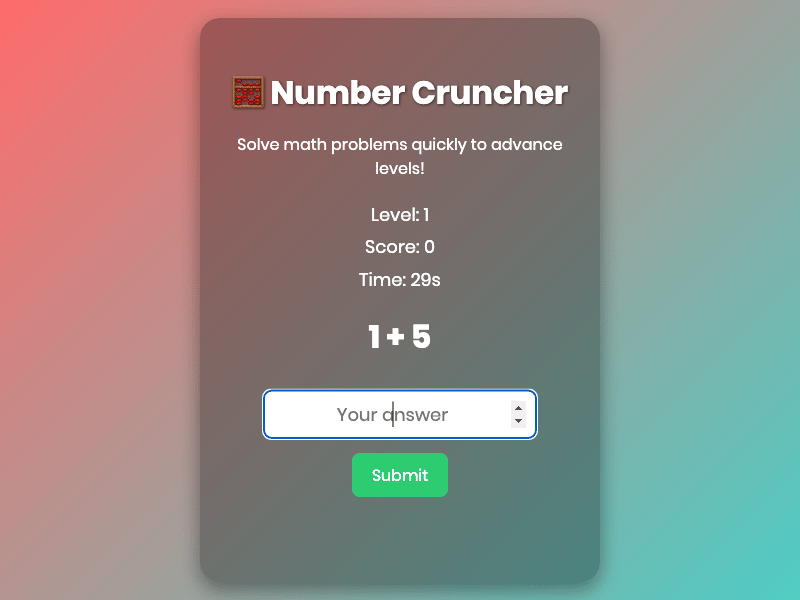 Number Cruncher