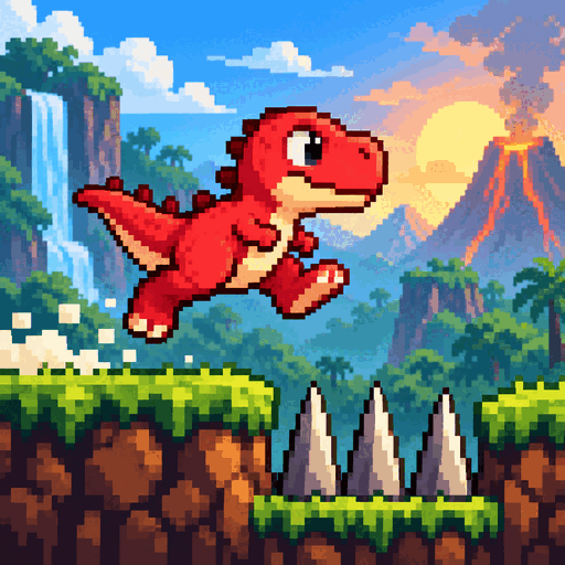 Pixel Dino Run