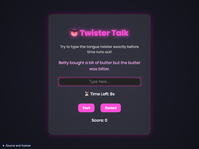 Tongue Twister Challenge