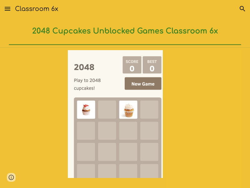 2048 Cupcakes