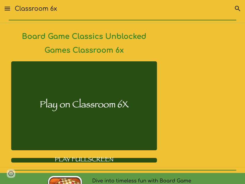Board Game Classics