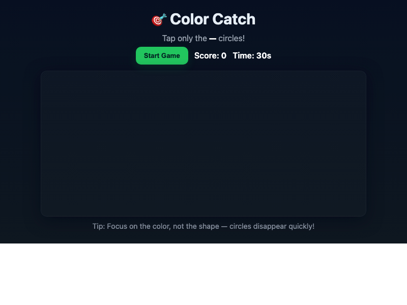 Color Catch