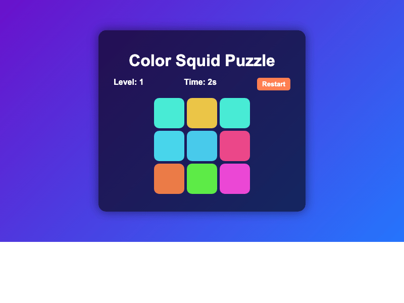 Color Squid Puzzle