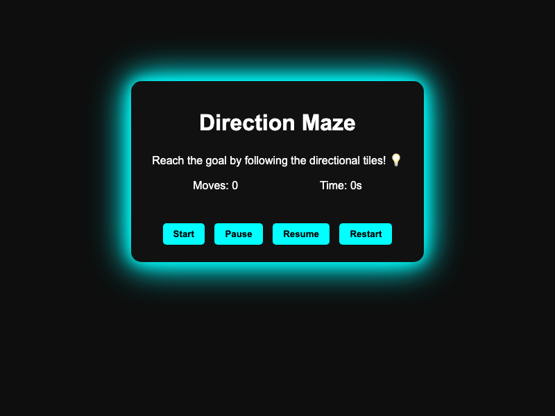 Direction Maze
