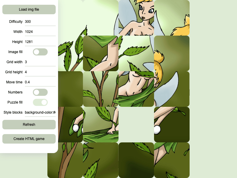 Fifteen Puzzle Game