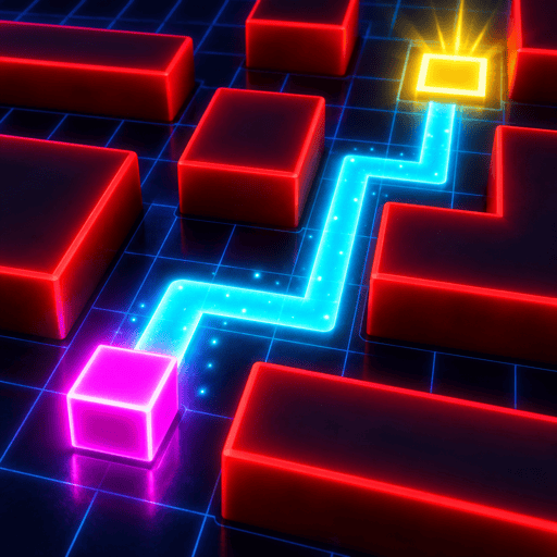 Glow Trail Maze