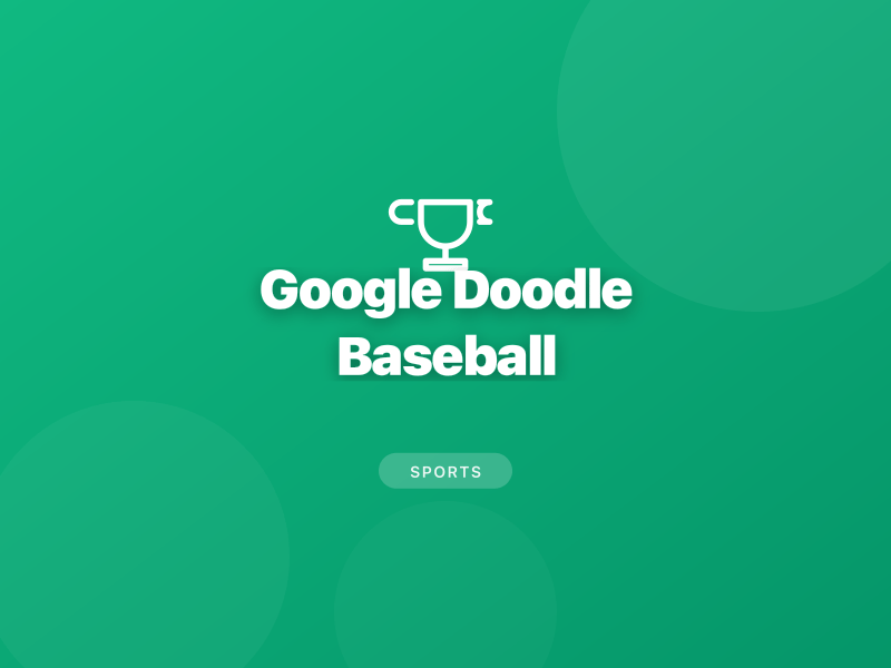 Google Doodle Baseball