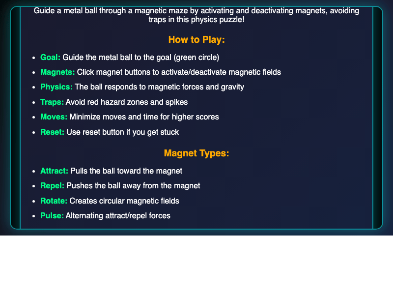 Magnet Maze