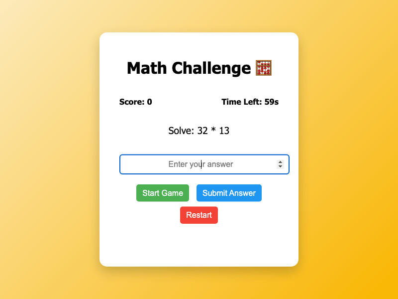Math Challenge