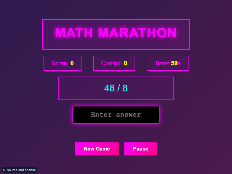 Math Marathon