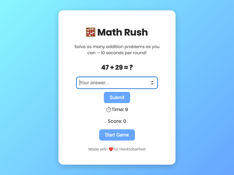 Math Rush