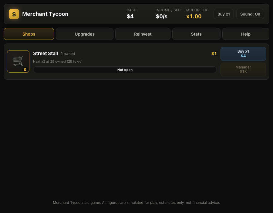 Merchant Tycoon