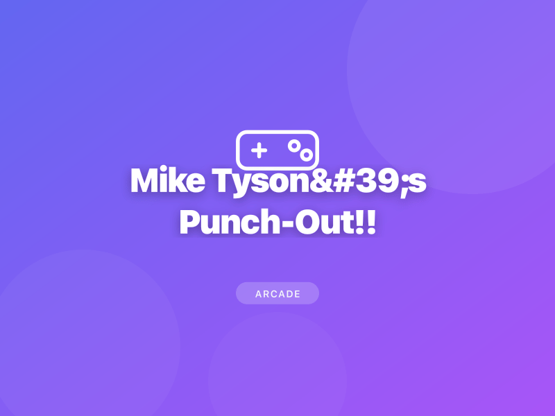 Mike Tyson's Punch-Out!!