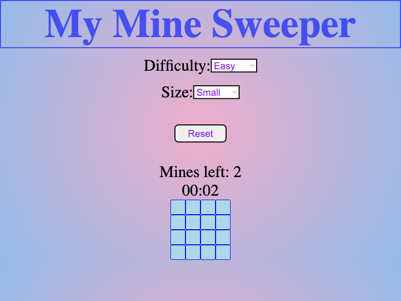 My Mine Sweeper