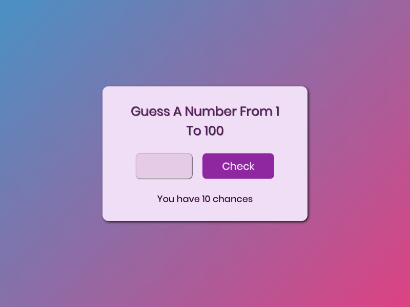 Number Guessing Game