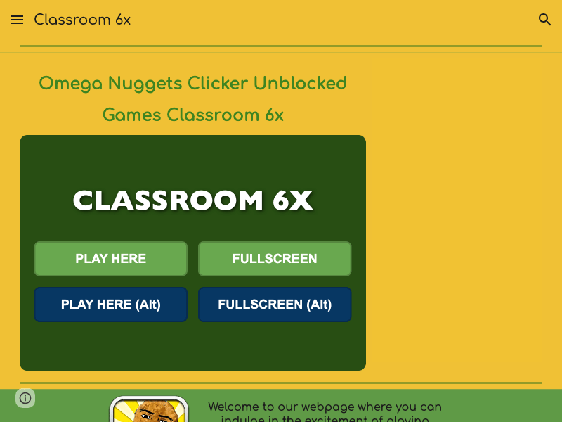Omega Nuggets Clicker