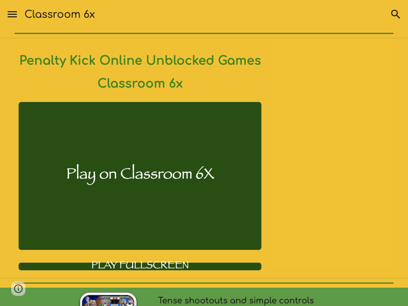 Penalty Kick Online