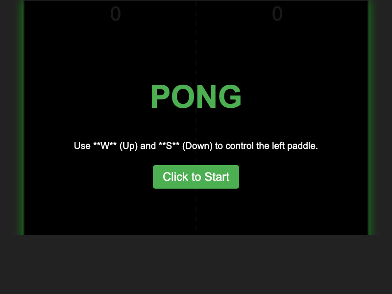 Pong Game