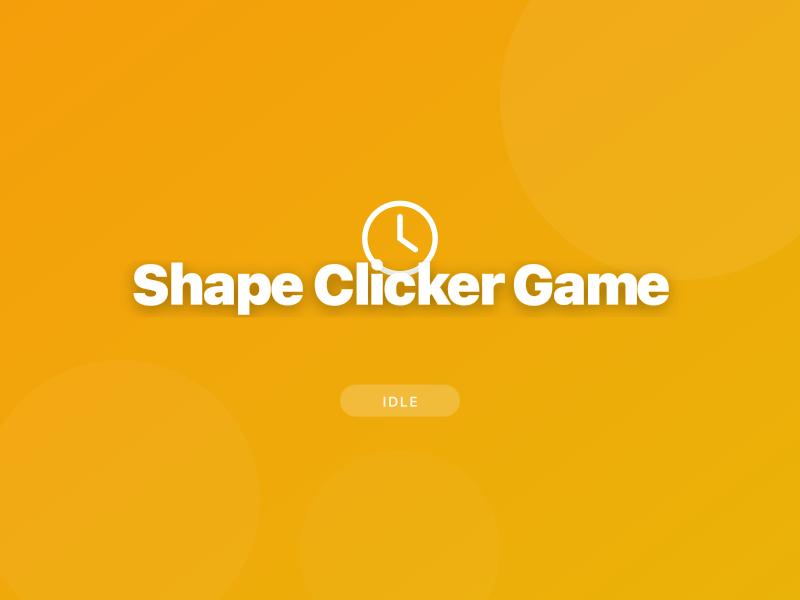 Shape Clicker Game