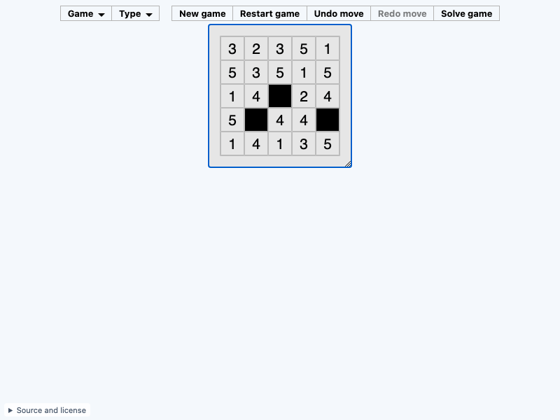 Singles Number Puzzle