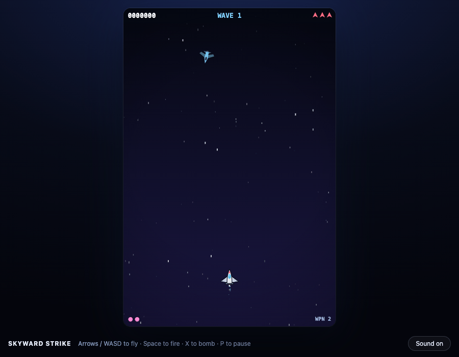 Skyward Strike — airplane shooter