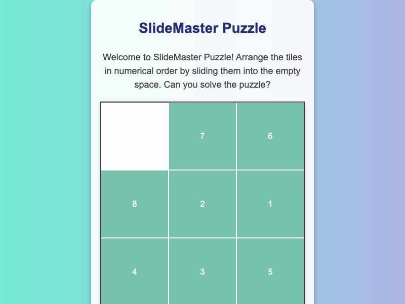 Slide Master Puzzle