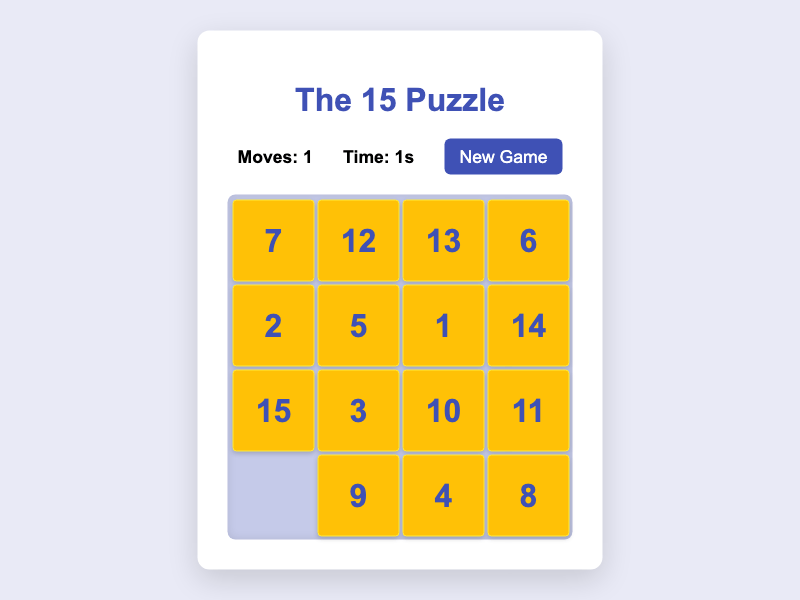 Sliding Puzzle