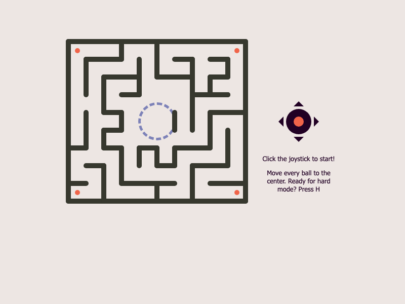 Tilting Maze Game