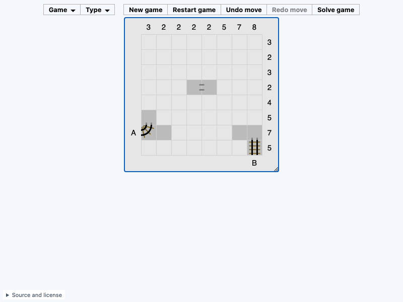 Train Tracks Logic Puzzle