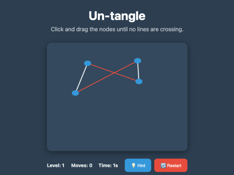 Untangle Lines