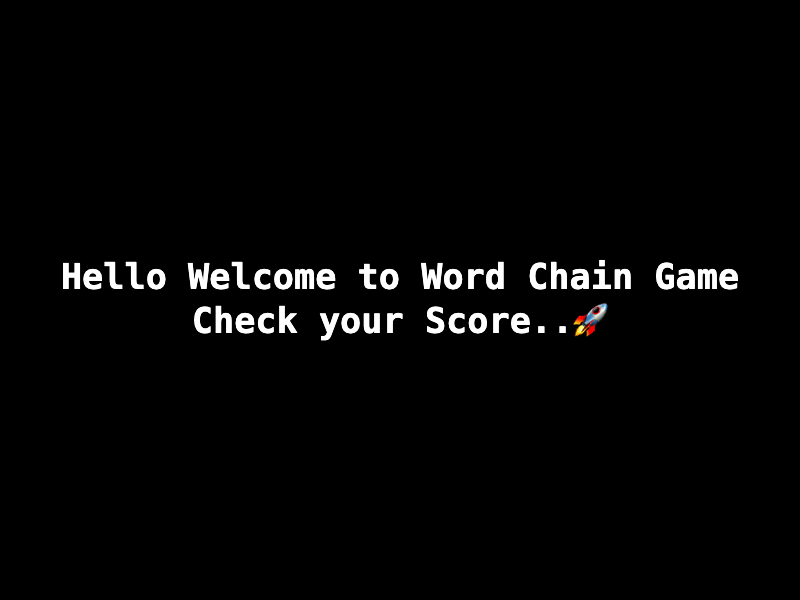 Wordchain