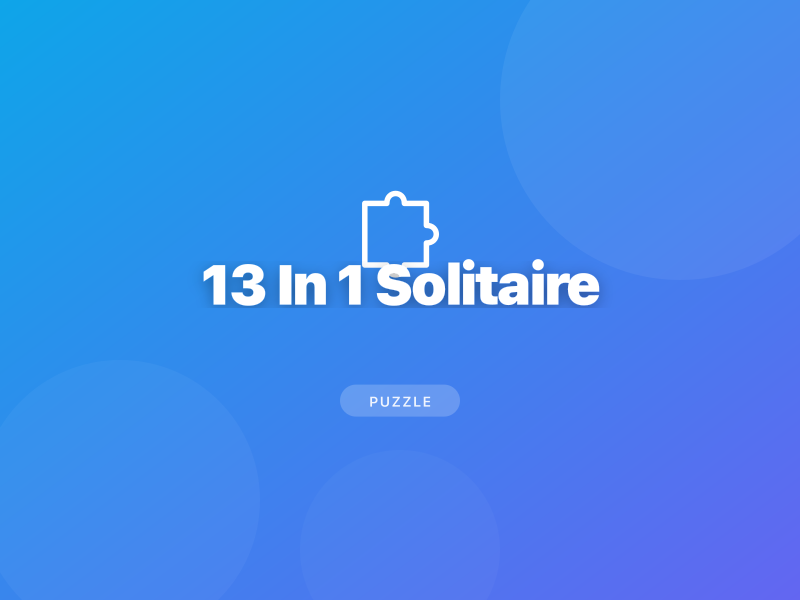13 In 1 Solitaire
