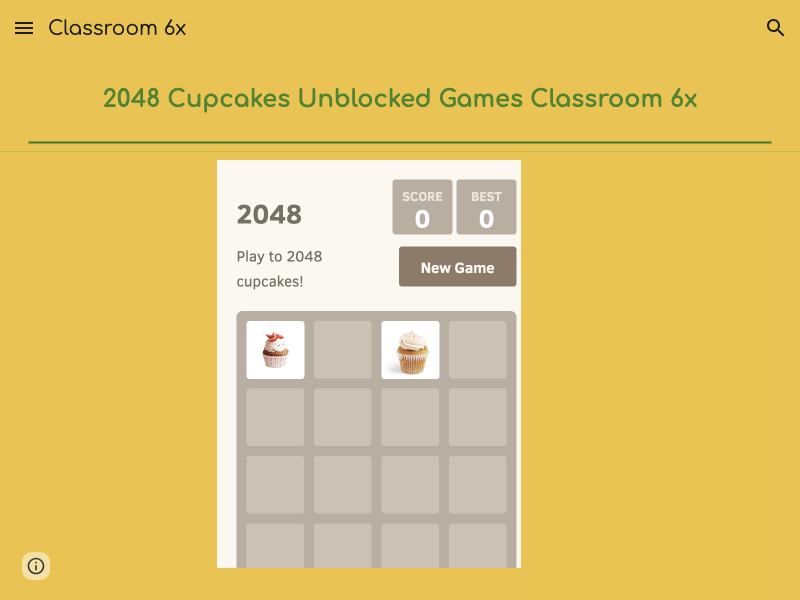 2048 Cupcakes