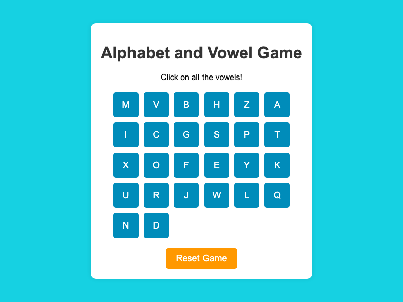 Alphabet And Vowels