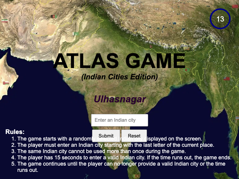 Atlas Game