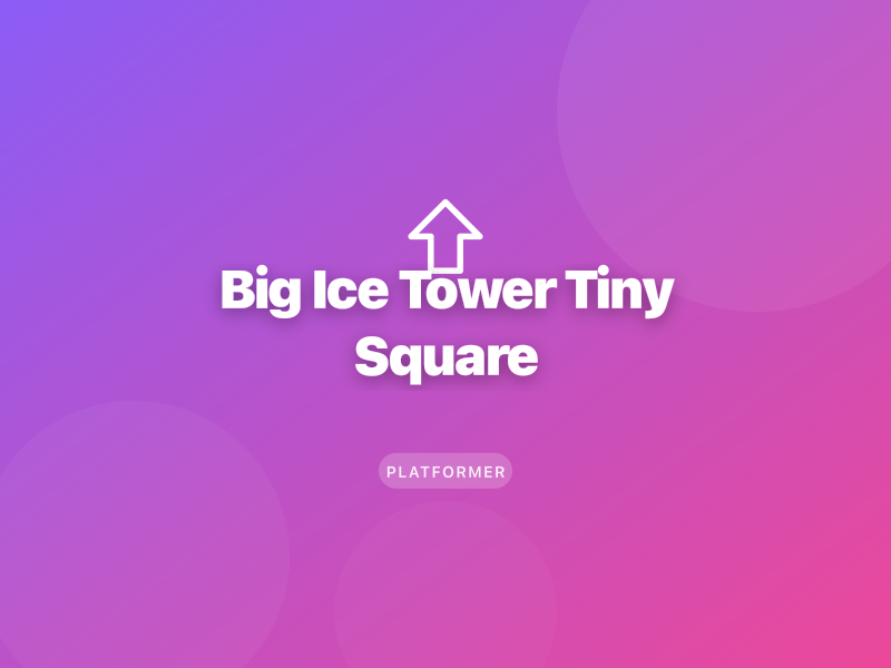 Big Ice Tower Tiny Square