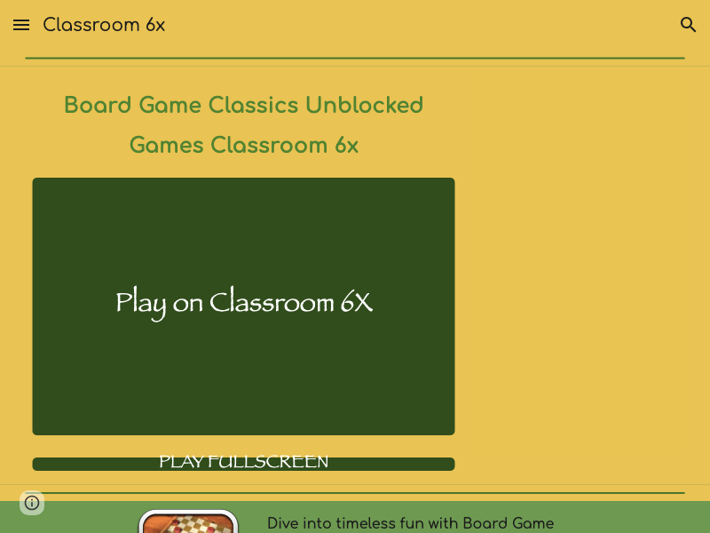 Board Game Classics