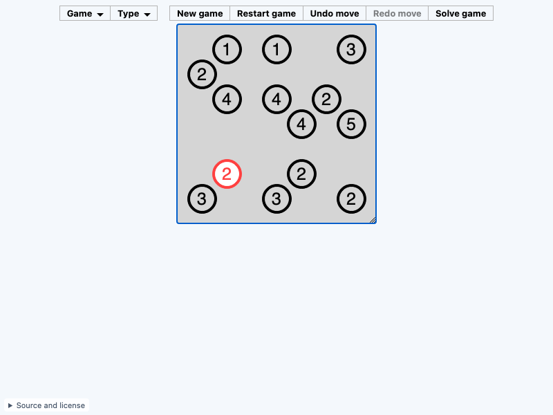 Bridges Logic Puzzle