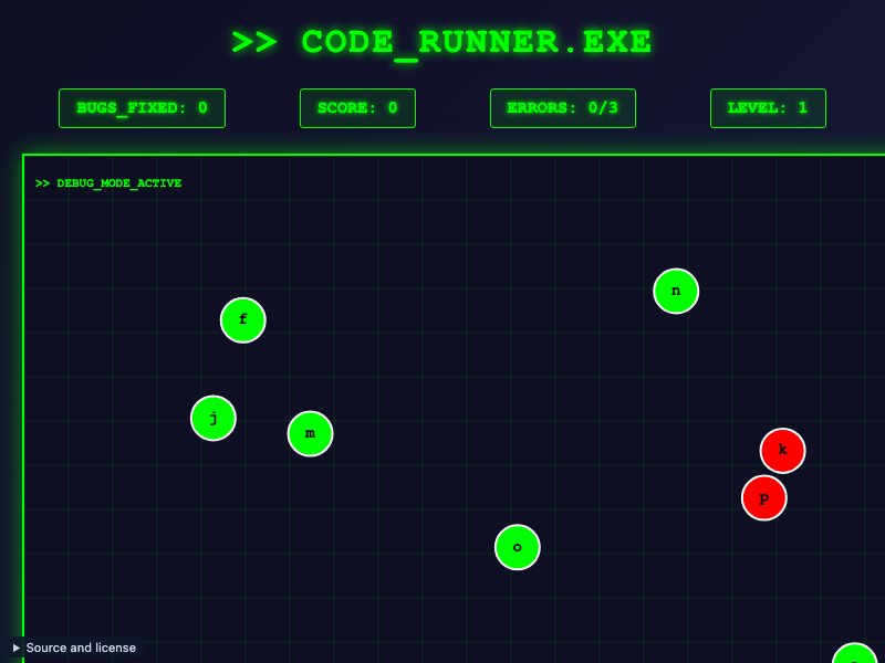 Code Runner Words