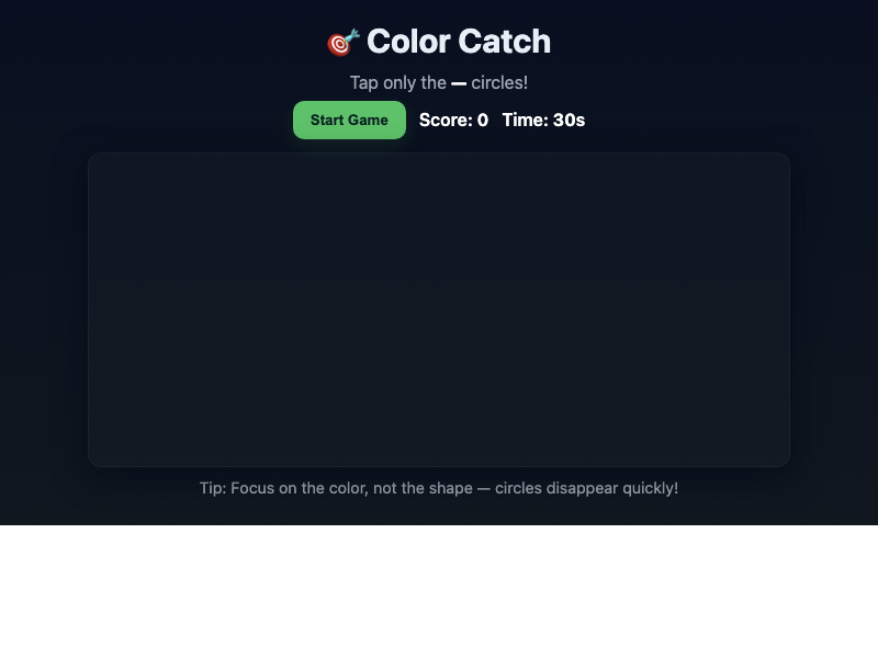 Color Catch