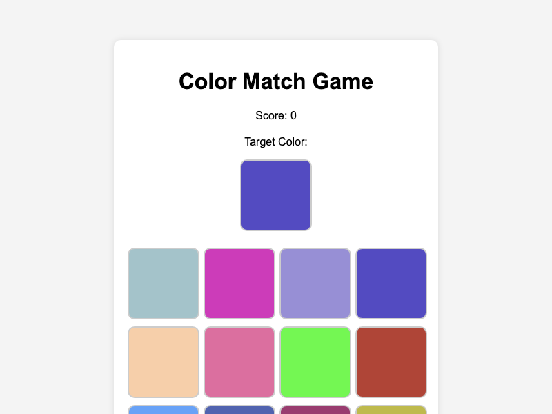 Color Matching Application