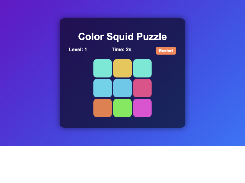 Color Squid Puzzle