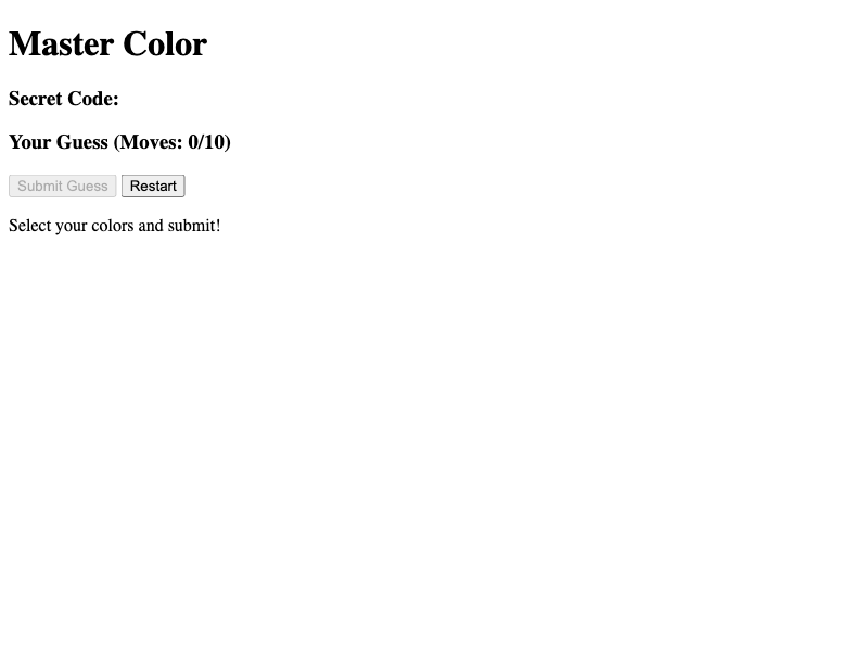 Colorguess