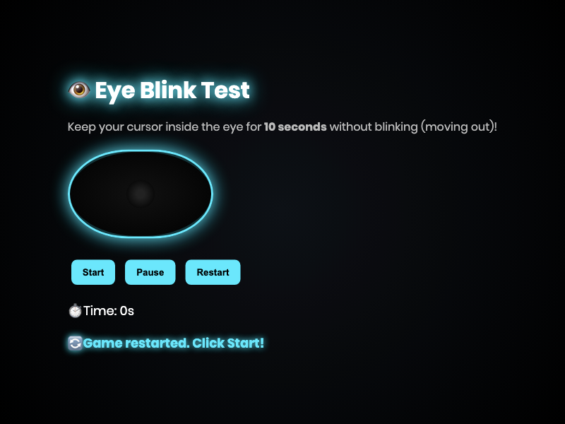 Eye Blink Test