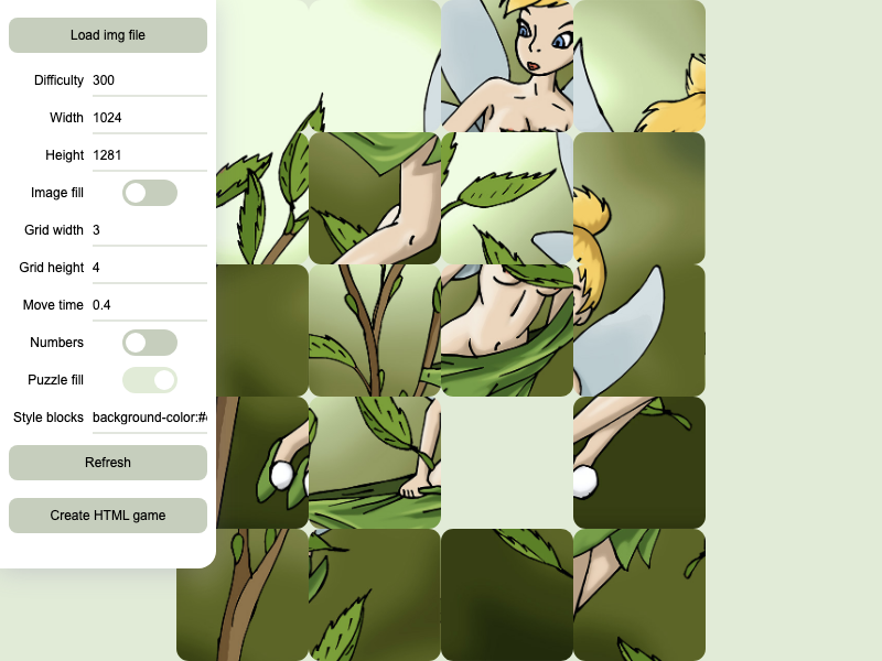 Fifteen Puzzle Game