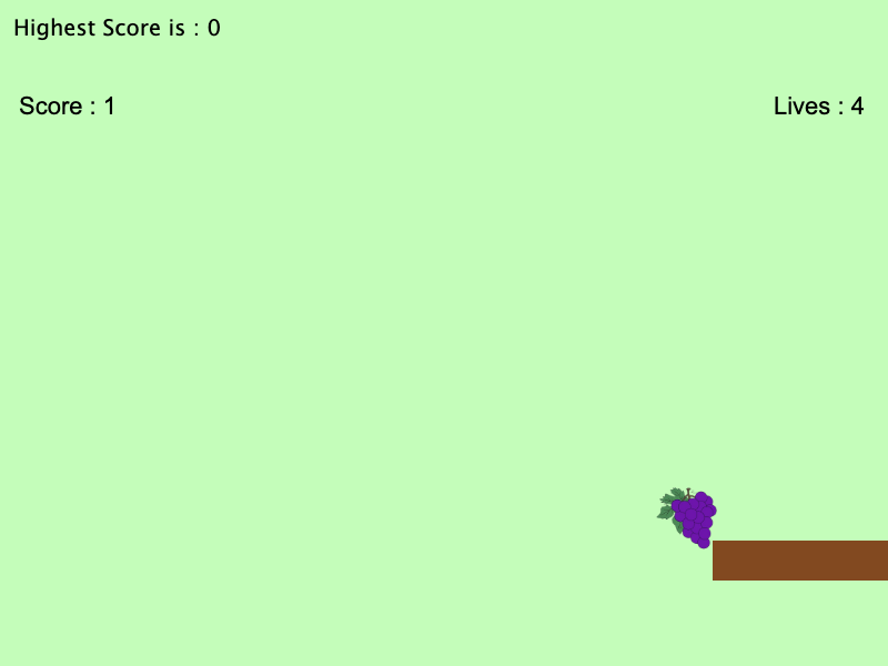Fruit Catching Game