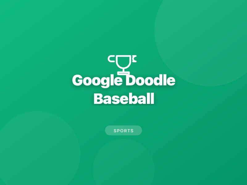 Google Doodle Baseball