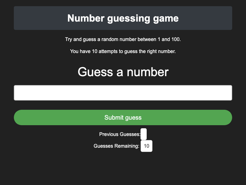Guess Num